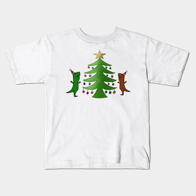 Christmas Tree Kids T-Shirt by Joker & Angel